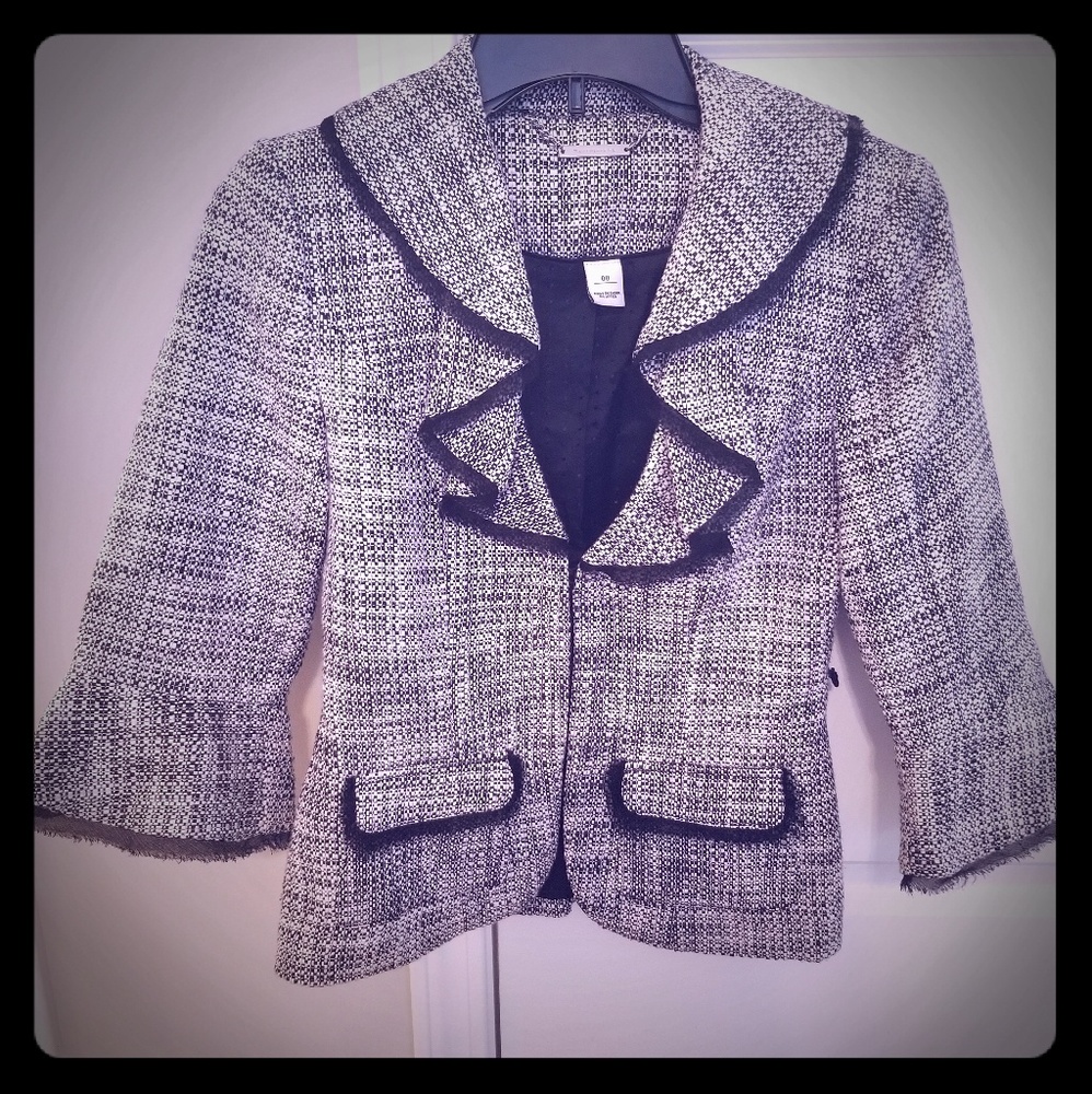 Nwot White House Black Market tweed jacket
